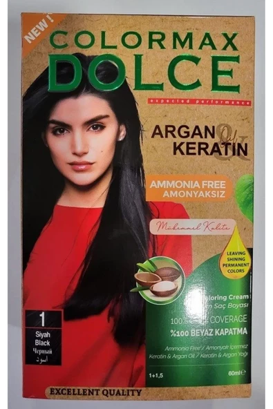 COLORMAX DOLCE AMONYAKSIZ 60 ML SET BOYA NO 1