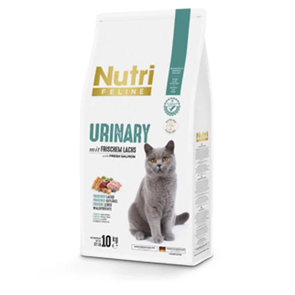 Nutri Feline 10Kg (Böbrek idrar Yolu Sağlığı Için)  Yetişkin Somon Etli Adult Urinary Kedi Maması