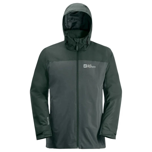 Jack Wolfskin 1115311-4136 Taubenberg 3IN1 Jkt M Erkek Outdoor Mont - 2