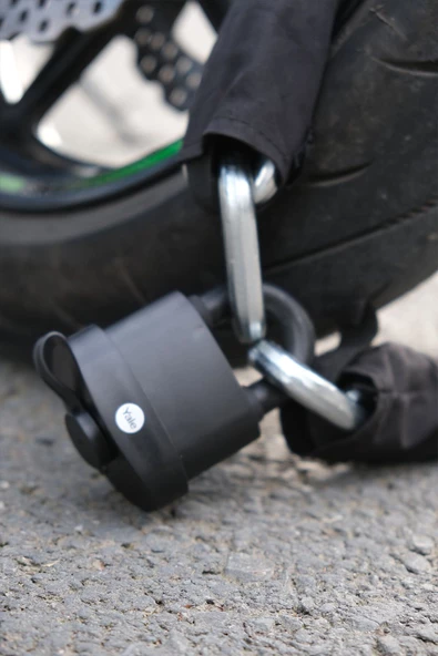 Zintaş Protector Hex13 Motosiklet Kesilmez Zincir 13mm 180cm Sadece Zincir - 4