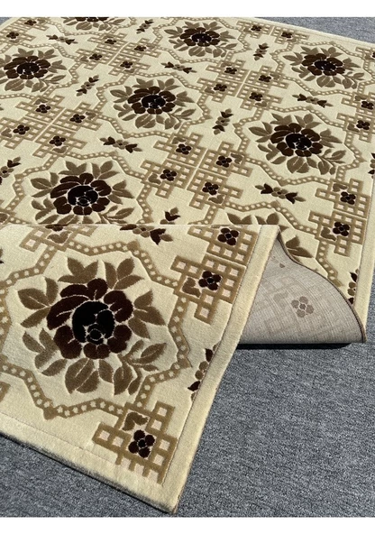 Burak Halı Vizyon 11171 R 150x230 Krem Kahve 4 M2 Halı - 3