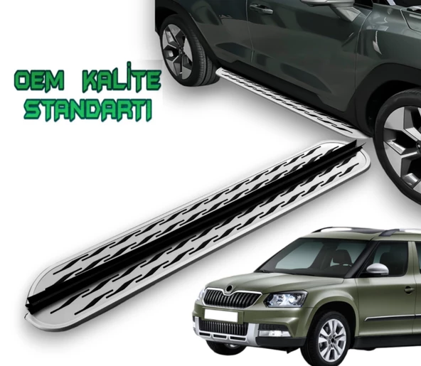 YETİ 2009 2010 2011 2012 2013 2014 2015 2016 2017 ARACA ÖZEL YAN BASAMAKLIK ürün görseli 1