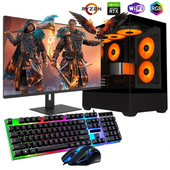 Ryzen5 5600 32GB 1TB M2 12GB RTX3060 27" Mon. Oyun Bilgisayarı ürün görseli