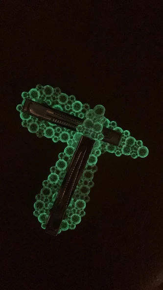 Fosforlu Neon Parlak Yeşil Renk Gümüş Pens Kıskaçlı Damla Şekil 2'li Saç Tokası El Yapımı Epoksi - Resim 7