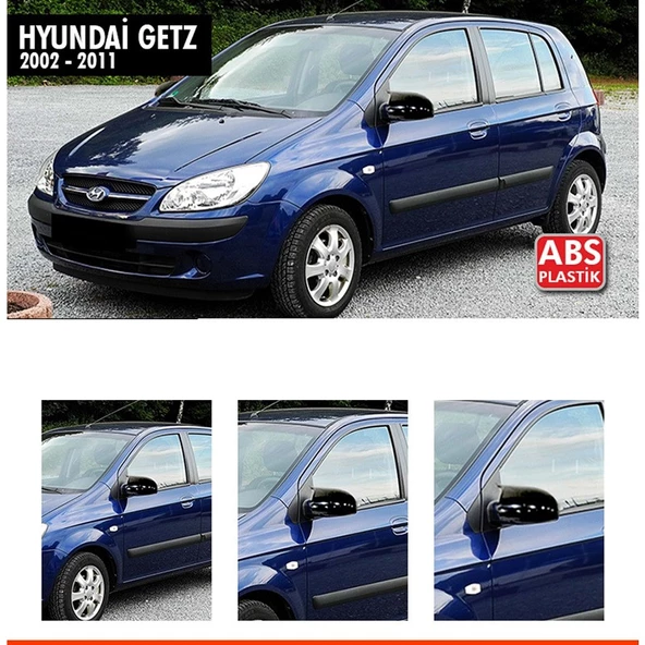 HYUNDAİ GETZ UYUMLU PARLAK SİYAH BATMAN AYNA KAPAĞI