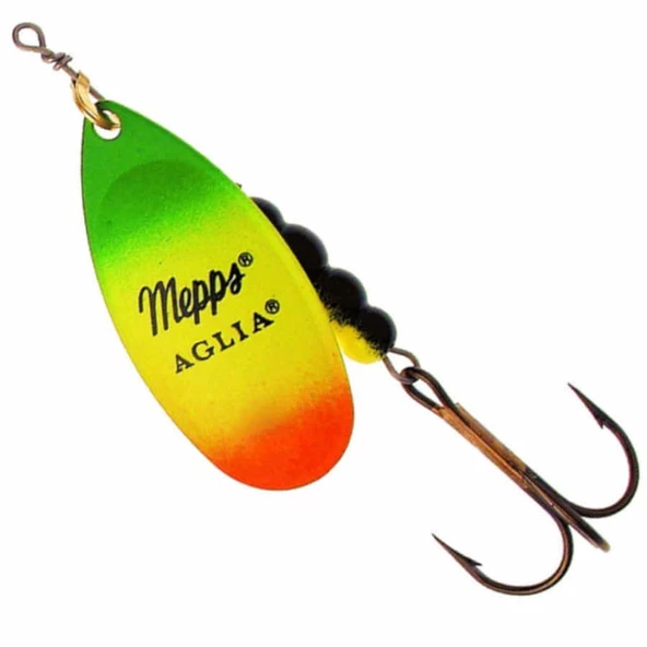 Mepps Aglia Fluo Rainbow (Gökkuşağı) Olta Kaşığı 2-3-4-5 No 1 No