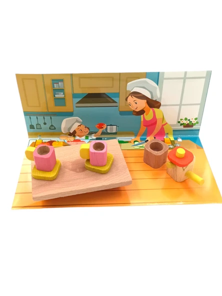 Masalsı Bir Çay Partisi: Ahşap Minyatür Oyuncak Çay Seti!