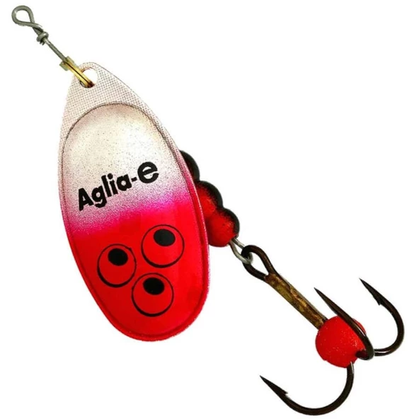 Mepps Aglia-E Gümüş-Kırmızı Olta Kaşığı 5 No