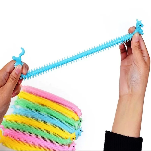 4 ADET DUYUSAL STRES OYUNCAĞI UZAYAN BİLEKLİK 4 PCS COLOURFUL SENSORY FİDGET TOY ANTİ STRESS TOYS - Resim 7