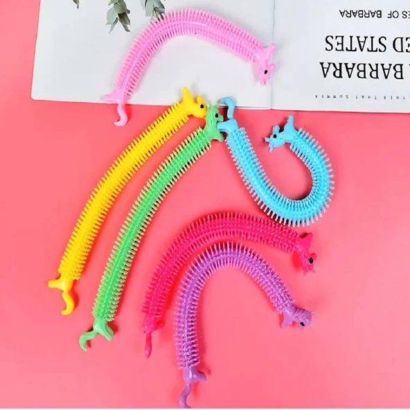 4 ADET DUYUSAL STRES OYUNCAĞI UZAYAN BİLEKLİK 4 PCS COLOURFUL SENSORY FİDGET TOY ANTİ STRESS TOYS - Resim 8