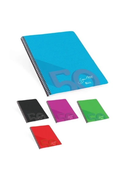 Keskin Color Since 1966 19x25cm 120yp Asortili Spiralli Not Defteri Çizgili / C20-C21 ürün görseli