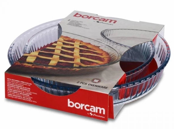 Paşabahçe 159022 Borcam 2'Li Yuvarlak Tepsi Seti - 3