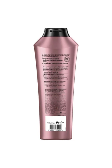 Serum Deep Repair Onarıcı Şampuan - Protein Kompleksi Ve Hint Inciri Ile 360 ml - 3