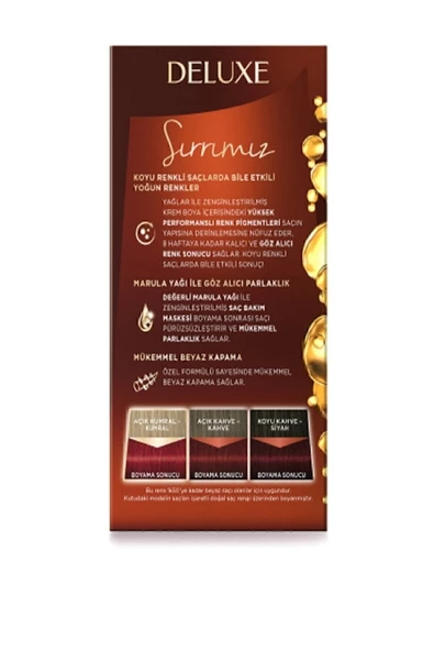 Deluxe Yoğun Renkler 7-887 Ateş Kızılı - 5