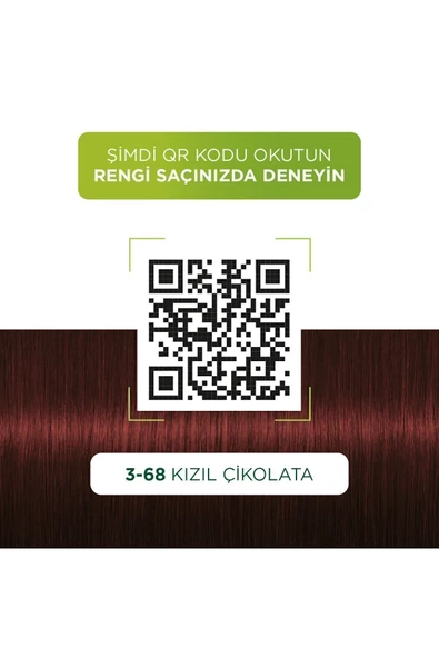 Kalıcı Doğal Renkler 3-68 Kızıl Çikolata - Resim 3