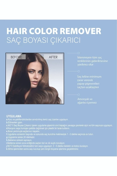Remover Saçtan Boya Çıkartıcı Set - 3