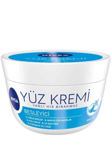 Besleyici Yüz Bakım Kremi 100ml, 24 Saat Nemlendirici, Makyaj Bazı, Yağlı His Bırakmaz, Hızlı Emilir - 4