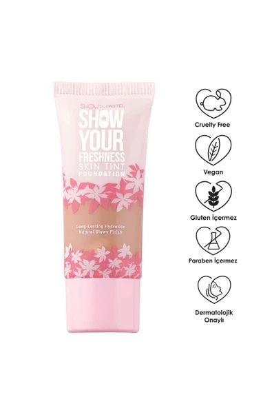 Show Your Freshness Skin Tint Foundation - Fondöten 505 Caramel - 4