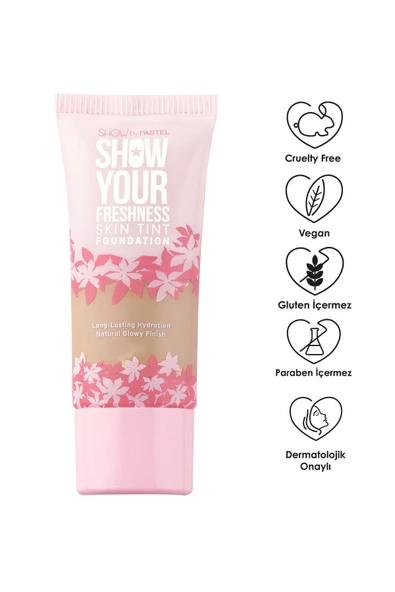 Show Your Freshness Skin Tint Foundation - Fondöten 504 Tan - 4