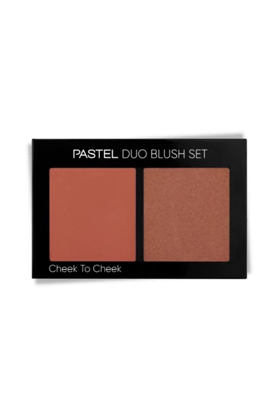 Duo Blush Set Cheek To Cheek - Ikili Allık Seti 20 Warm Honey 2 X 4.3 G