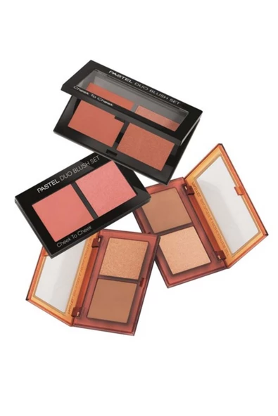 Duo Blush Set Cheek To Cheek - Ikili Allık Seti 20 Warm Honey 2 X 4.3 G - 2