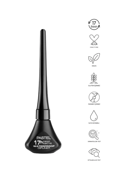 Deep Matte Waterproof Dipliner - Mat Dipliner Siyah - 2