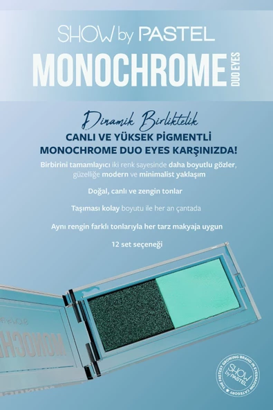 Monochrome Duo Eyes - Ikili Far Paleti 29 It’s Cherry - 4