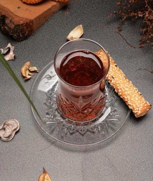 Paşabahçe 96991 6 lı Timeless Çay Seti 12 parça - 6