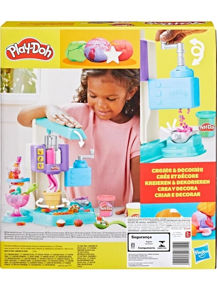 Play Doh Gökkuşağı Renkleri Dondurma G0028 Lisanslı Ürün - Resim 2