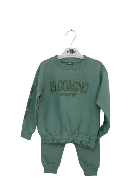 uğurböceğiçocuk Bloomıng Everday Kelebek Baskılı Kız Çocuk Takım 24468 - 9