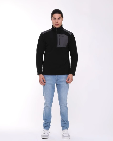 Helly Hansen Block Halfzip Erkek Yarım Fermuarlı Polar HHA..12008.990 Siyah ürün görseli