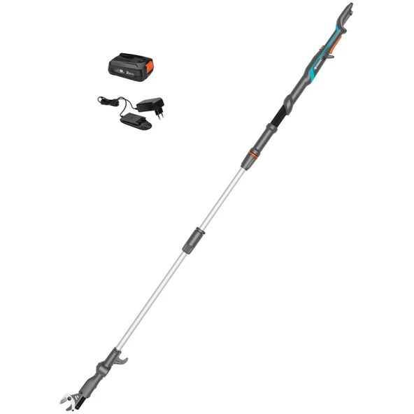 Gardena 14774-20 Akülü Teleskopik Yüksek Dal Makası Highcut 250/18v P4a Set - 2