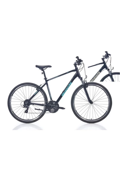 Bianchi T0017FS V Fren 24 Vites 28 Jant Şehir Tur Bisikleti Siyah Bej 51 Kadro