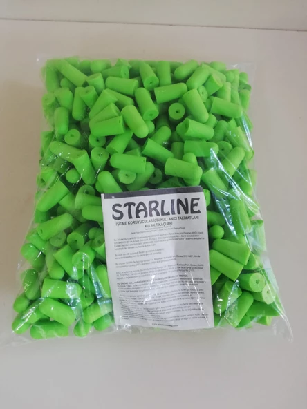 Starline 2306 dökme kulak tıkacı (250 çift)