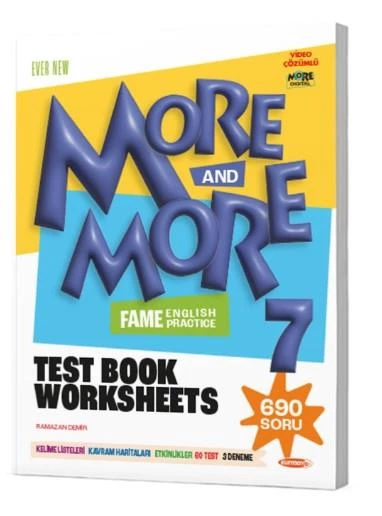 7.sınıf More More Englısh Fenomen Test Book Worksheets 2024-2025