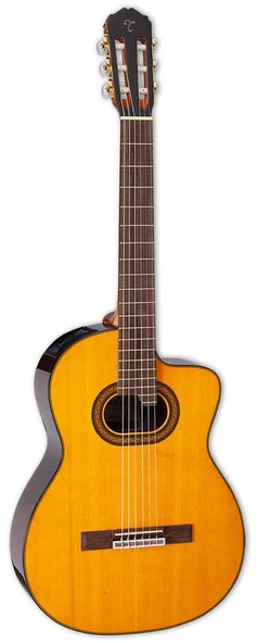 TAKAMINE GC6CE-NAT Elektro Klasik Gitar