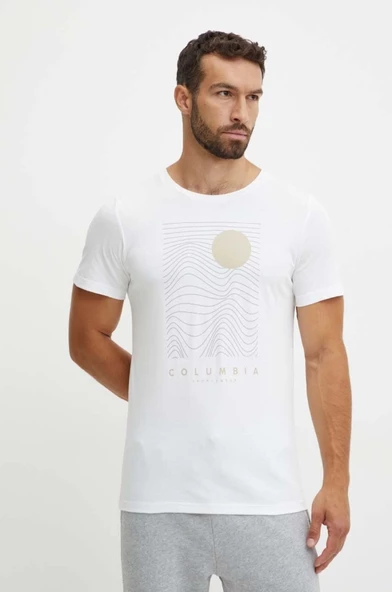 Columbia Csc M Linear Drifts Ss Tee Erkek Tişört CS0390 ürün görseli 1