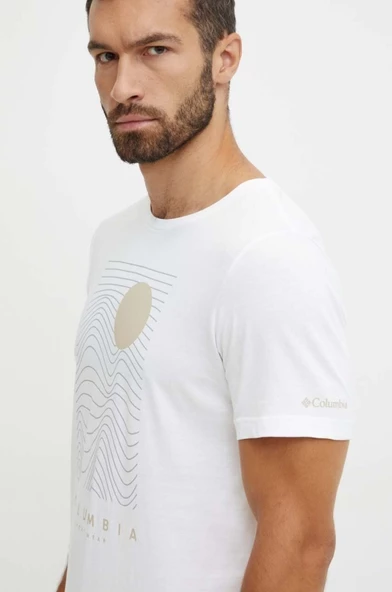 Columbia Csc M Linear Drifts Ss Tee Erkek Tişört CS0390 - Resim 3