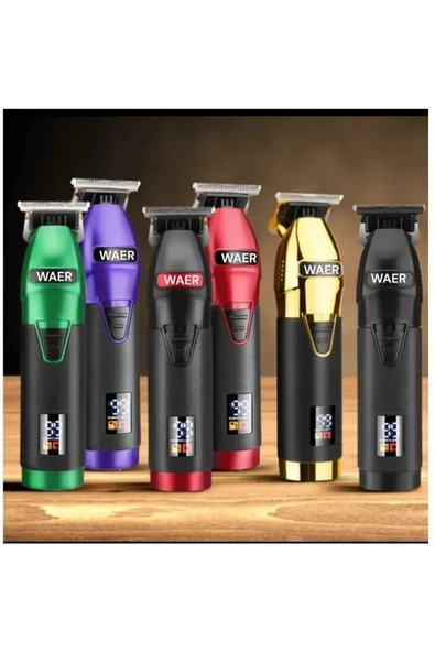 Profesyonel Dijital Ekranlı Cilde Zararsız Saç Sakal Tıraş Makinesi Şarj Göstergeli - 6