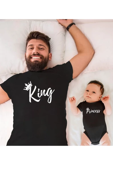 King Princess Baba Kız (TEK ÜRÜN FİYATIDIR KOMBİN YAPMAK İÇİN EN AZ 2 ADET SEPETE EKLEYİNİZ)