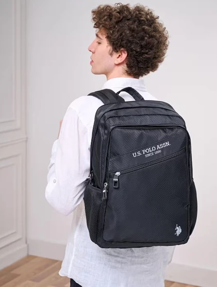 U.S Polo Siyah Sırt Çantası Plcan24279 - 5