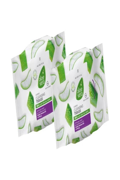 Aloe Vera Yumuşak Temizleme Mendilleri 25 Adet (2 paket)