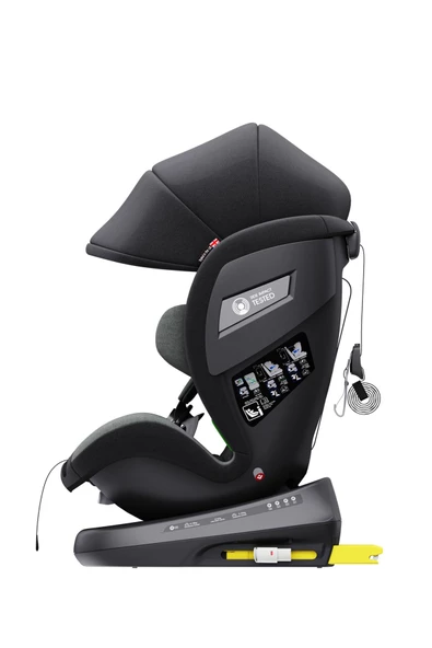YeniYoyko Bear 360 ° Dönebilir Yatabilir i-Size 0-36 Kg Oto Koltuğu ISOFIX/SIP/LATCH - Gri - 2