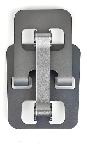 Metal Flexgrip Katlanabilir Tablet Telefon Tutacağı Standı 180°Ayarlanabilir Kauçuk Destekli - 4