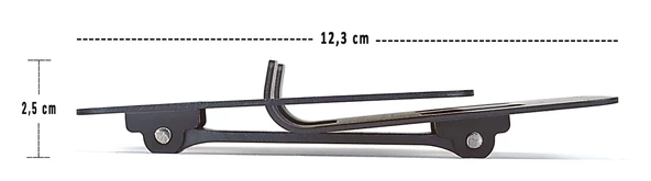 Metal Flexgrip Katlanabilir Tablet Telefon Tutacağı Standı 180°Ayarlanabilir Kauçuk Destekli - 5