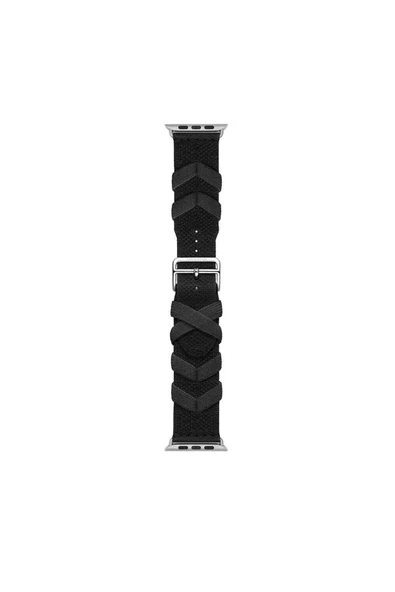 Apple Watch 7 41mm Zore KRD-97 Sarmal Örgü Tasarımlı Kordon - 6