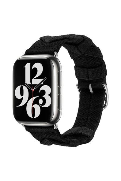 Apple Watch 7 41mm Zore KRD-97 Sarmal Örgü Tasarımlı Kordon