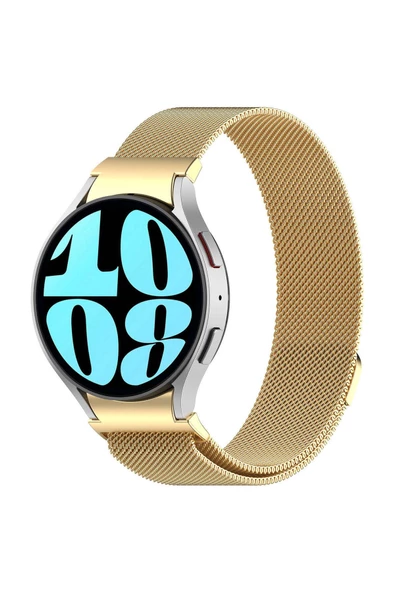 Galaxy Watch 6 Classic 47mm Uyumlu KRD-01 Metal Zore Kordon-Gümüş - 4