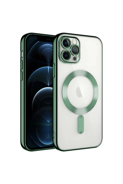 Apple iPhone 11 Pro Kılıf Kamera Korumalı Magsafe Wireless Şarj Özellikli Demre Kapak - 2