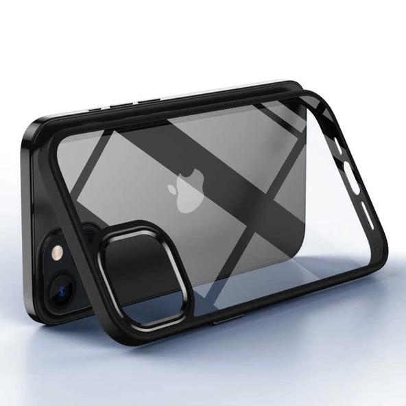 Apple iPhone 11 Kılıf  Krom Kapak - 11